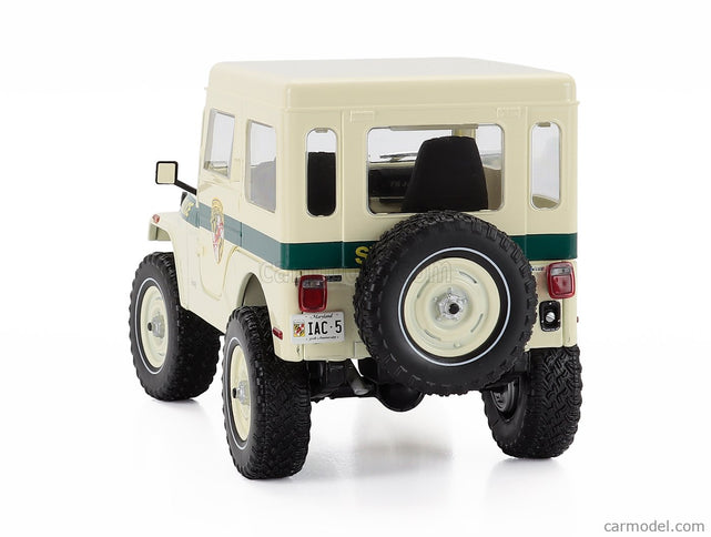 Jeep CJ-5 Maryland State Police 1983 1:18 Greenlight béžová zelená