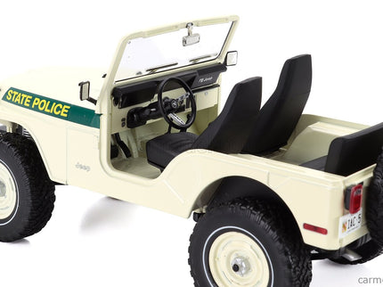 Jeep CJ-5 Maryland State Police 1983 1:18 Greenlight béžová zelená