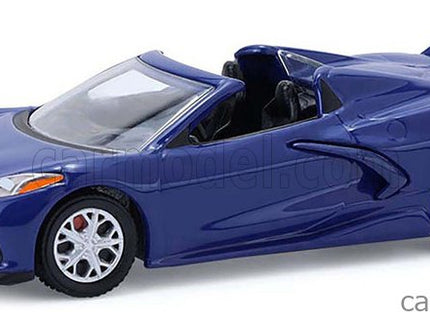 Chevrolet Corvette Stingray Spider 2021 1:64 Greenlight modrá
