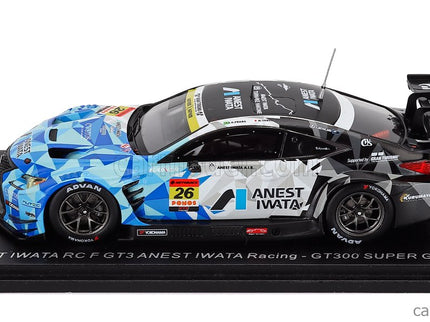 Lexus RC F GT3 Team Anest Iwata Racing N°26 GT300 Class Super GT 2025 Igor Fraga - Hironobu Yasuda 1:43 Spark Model modrá biela čierna