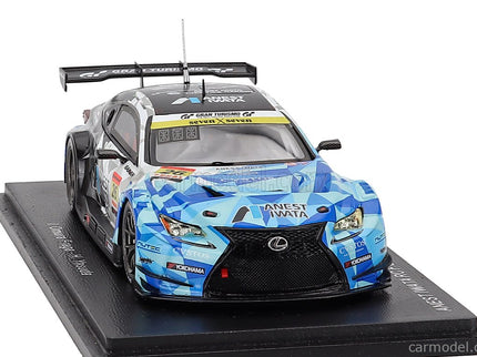 Lexus RC F GT3 Team Anest Iwata Racing N°26 GT300 Class Super GT 2025 Igor Fraga - Hironobu Yasuda 1:43 Spark Model modrá biela čierna