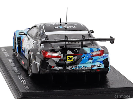 Lexus RC F GT3 Team Anest Iwata Racing N°26 GT300 Class Super GT 2025 Igor Fraga - Hironobu Yasuda 1:43 Spark Model modrá biela čierna