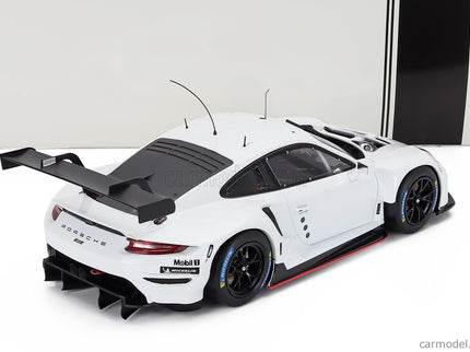 Porsche 911 991-2 RSR-19 Bez Dekorácií Coupe 2022 1:18 IXO Models biela