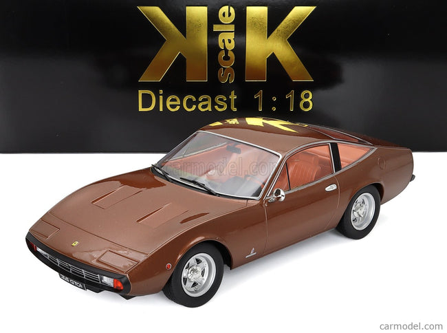 Ferrari 365 GTC4 Coupe 1971 1:18 KK Scale hnedá metalická