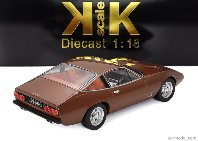 Ferrari 365 GTC4 Coupe 1971 1:18 KK Scale hnedá metalická