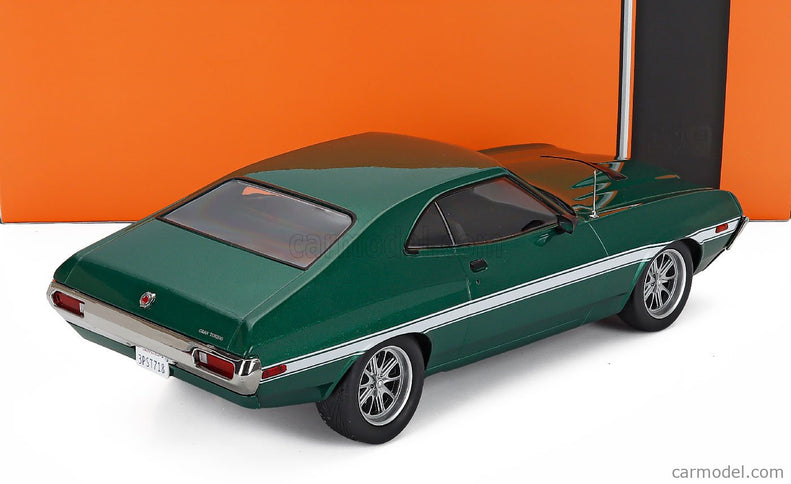Ford Gran Torino Coupe 1972 1:18 IXO Models zelená metalická biela
