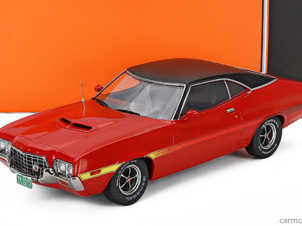 Ford Gran Torino Coupe 1972 1:18 IXO Models červená čierna