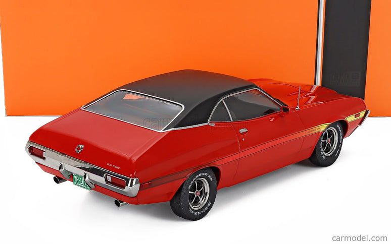 Ford Gran Torino Coupe 1972 1:18 IXO Models červená čierna