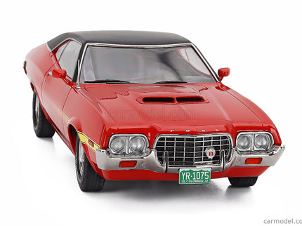 Ford Gran Torino Coupe 1972 1:18 IXO Models červená čierna