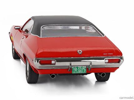 Ford Gran Torino Coupe 1972 1:18 IXO Models červená čierna