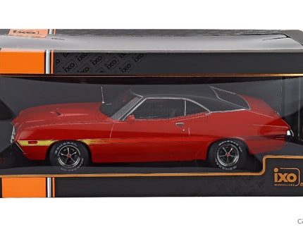 Ford Gran Torino Coupe 1972 1:18 IXO Models červená čierna