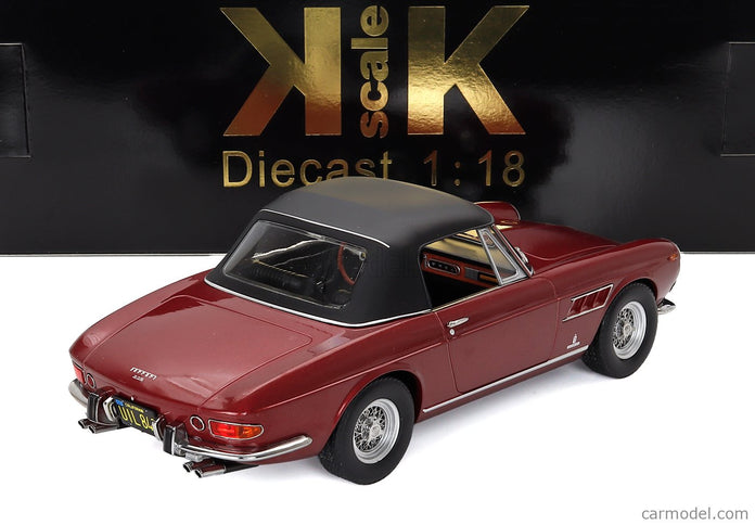 Ferrari 275 GTS Pininfarina Spider Personal Car Steve Mcqueen 1964 1:18 KK Scale červená metalická