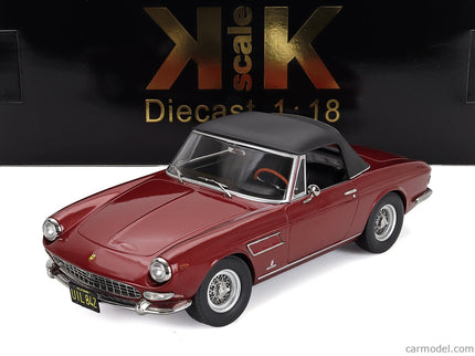 Ferrari 275 GTS Pininfarina Spider Personal Car Steve Mcqueen 1964 1:18 KK Scale červená metalická