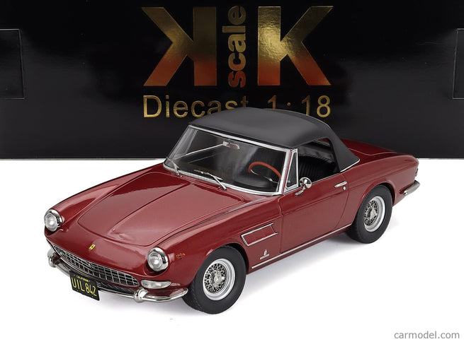 Ferrari 275 GTS Pininfarina Spider Personal Car Steve Mcqueen 1964 1:18 KK Scale červená metalická