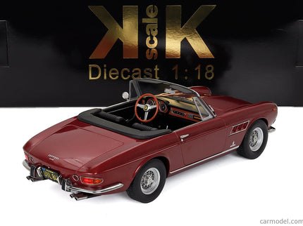 Ferrari 275 GTS Pininfarina Spider Personal Car Steve Mcqueen 1964 1:18 KK Scale červená metalická