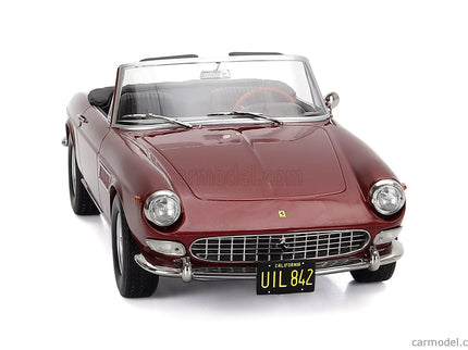 Ferrari 275 GTS Pininfarina Spider Personal Car Steve Mcqueen 1964 1:18 KK Scale červená metalická