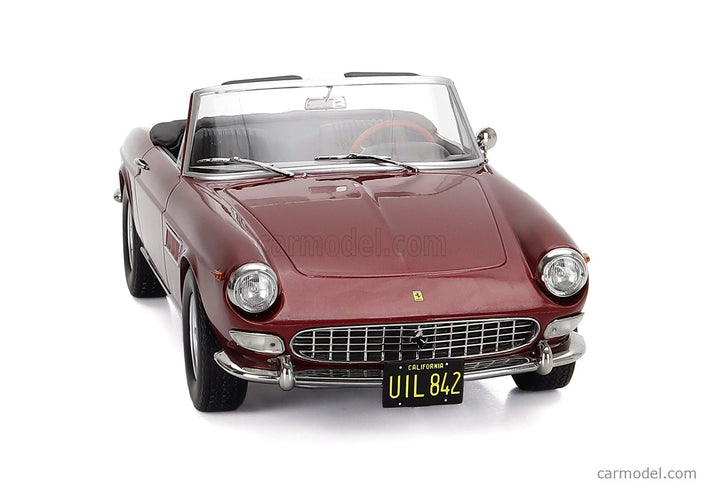 Ferrari 275 GTS Pininfarina Spider Personal Car Steve Mcqueen 1964 1:18 KK Scale červená metalická