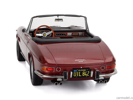 Ferrari 275 GTS Pininfarina Spider Personal Car Steve Mcqueen 1964 1:18 KK Scale červená metalická