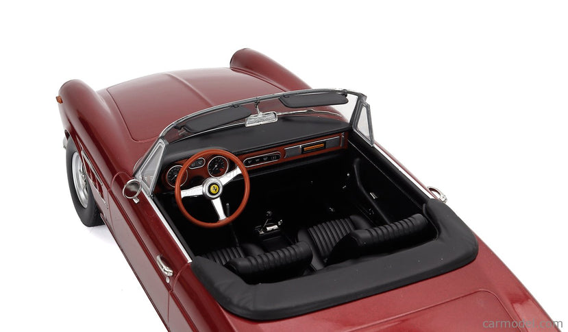 Ferrari 275 GTS Pininfarina Spider Personal Car Steve Mcqueen 1964 1:18 KK Scale červená metalická