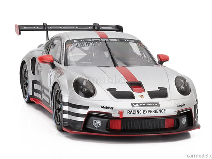 Porsche 911 992 GT3 Cup Track Experience N°1 Coupe 2023 1:18 IXO Models strieborná červená