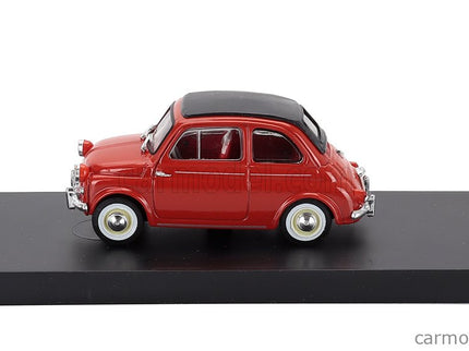 Fiat 500 Nuova Closed 1958 1:43 Brumm červená - červená