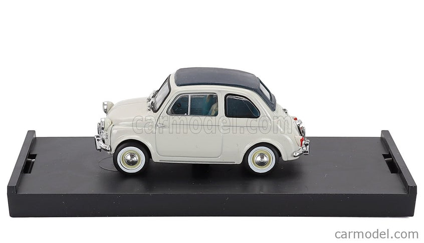 Fiat 500 Nuova Closed 1958 1:43 Brumm sivá Chiaro - svetlosivá
