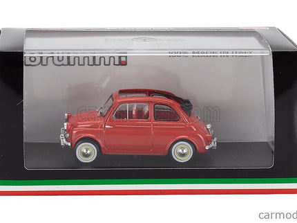 Fiat 500 America Aperta Open 1958 1:43 Brumm červená - červená