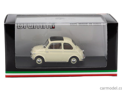 Fiat 500 Nuova Chiusa Closed 1959 1:43 Brumm slonovinová - Avorio