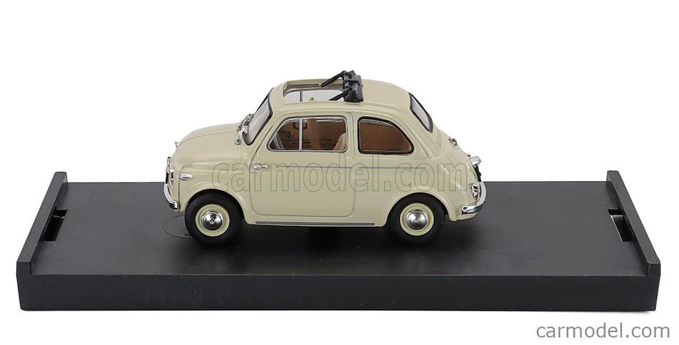 Fiat 500 Nuova Aperta Open 1959 1:43 Brumm Avorio - Avory
