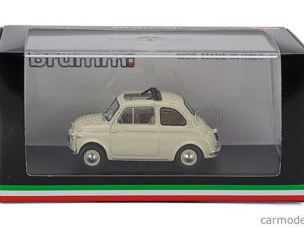 Fiat 500 Nuova Aperta Open 1959 1:43 Brumm Avorio - Avory