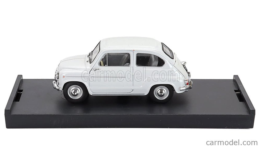 Fiat 600D Berlina 1960 1:43 Brumm biela - biela