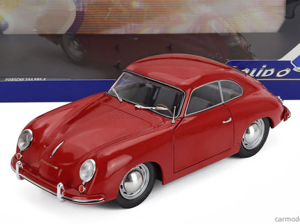 Porsche 356 Pre-A Coupe 1953 1:18 Solido červená