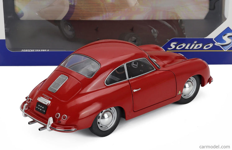 Porsche 356 Pre-A Coupe 1953 1:18 Solido červená