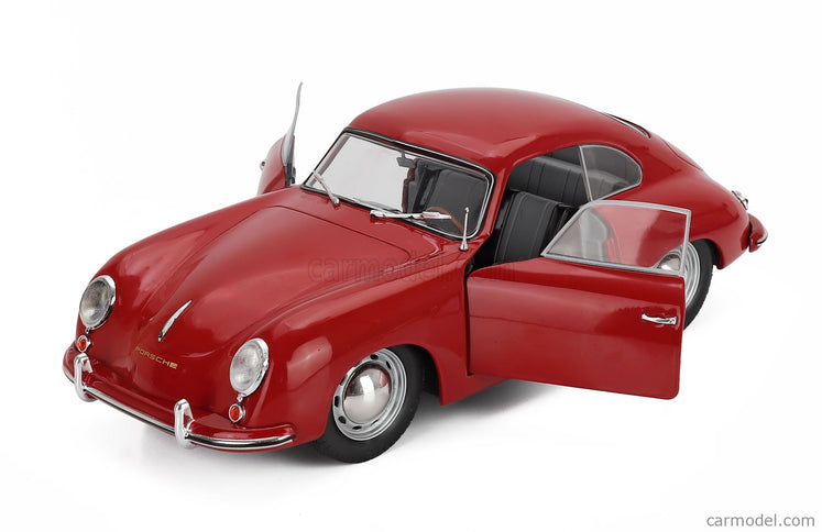 Porsche 356 Pre-A Coupe 1953 1:18 Solido červená