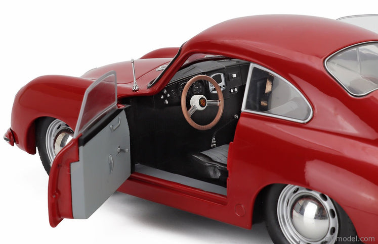 Porsche 356 Pre-A Coupe 1953 1:18 Solido červená