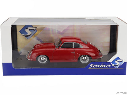 Porsche 356 Pre-A Coupe 1953 1:18 Solido červená