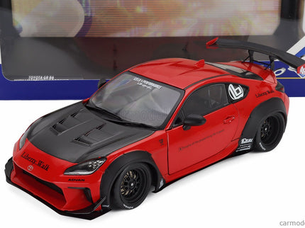 Toyota GR86 Lbwk Body Kit Coupe 2024 1:18 Solido červená čierna