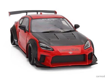 Toyota GR86 Lbwk Body Kit Coupe 2024 1:18 Solido červená čierna