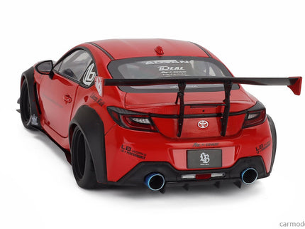 Toyota GR86 Lbwk Body Kit Coupe 2024 1:18 Solido červená čierna