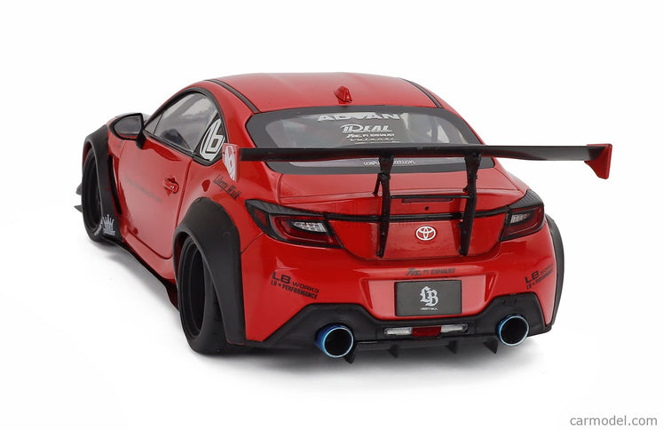 Toyota GR86 Lbwk Body Kit Coupe 2024 1:18 Solido červená čierna