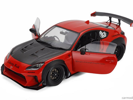 Toyota GR86 Lbwk Body Kit Coupe 2024 1:18 Solido červená čierna