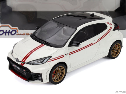 Toyota Yaris GR Tgr Italy Limitovaná Edícia 2024 1:18 Otto Mobile biela červená