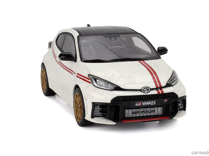 Toyota Yaris GR Tgr Italy Limitovaná Edícia 2024 1:18 Otto Mobile biela červená