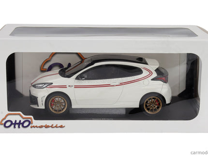 Toyota Yaris GR Tgr Italy Limitovaná Edícia 2024 1:18 Otto Mobile biela červená