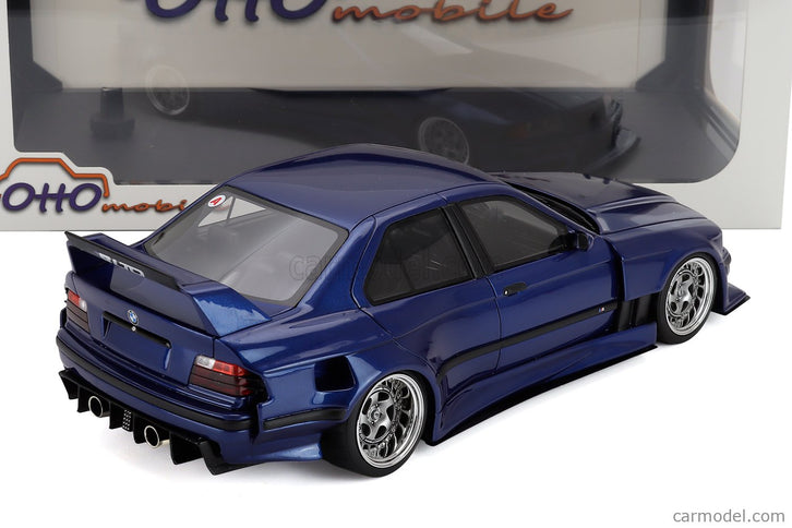 BMW 3-SERIES (E36) Lto Sedan Turbo Khyzyl Saleem 2023 1:18 Otto Mobile modrá
