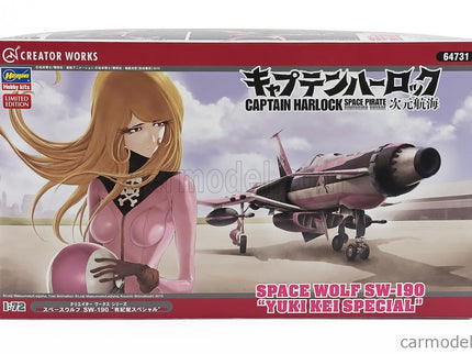 Tv Series Space Wolf SW-190 Yuki Kei Special Captain Harlock 1:72 Hasegawa /