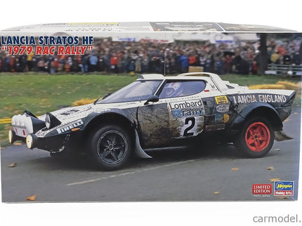Lancia Stratos HF N°2 Rally Rac Lombard 1979 Markku Alen - Ikka Kivimaki 1:24 Hasegawa /