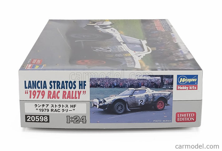 Lancia Stratos HF N°2 Rally Rac Lombard 1979 Markku Alen - Ikka Kivimaki 1:24 Hasegawa /