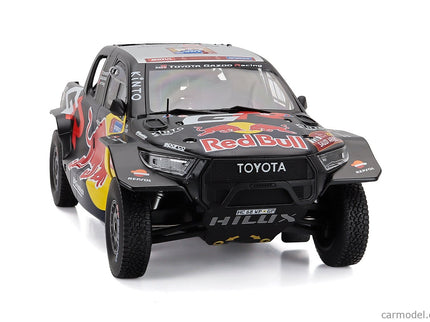 Toyota GR Dkr Hilux Team Toyota Gazoo Racing N°216 Rally Dakar 2024 Seth Quinter - Dennis Zenz 1:18 IXO Models čierna žltá červená