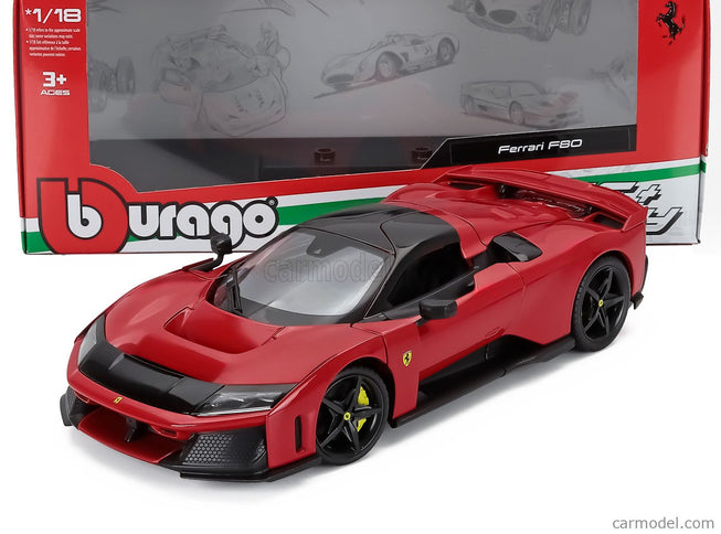 Ferrari F80 2024 1:18 Bburago červená